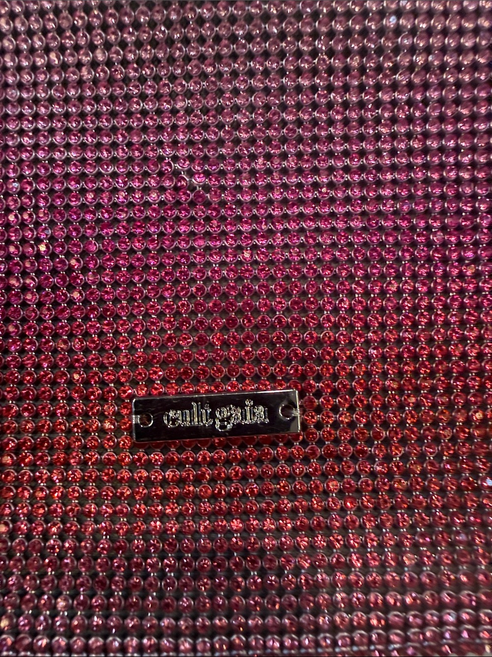 Cult Gaia Pink Ombre crystal Clutch Bag in Pink - used once- perfect!! - Picture 2 of 4